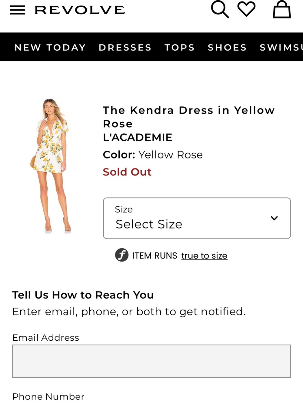 L'ACADEMIE The Kendra Dress in Yellow Rose, sz Small - Picture 10 of 16